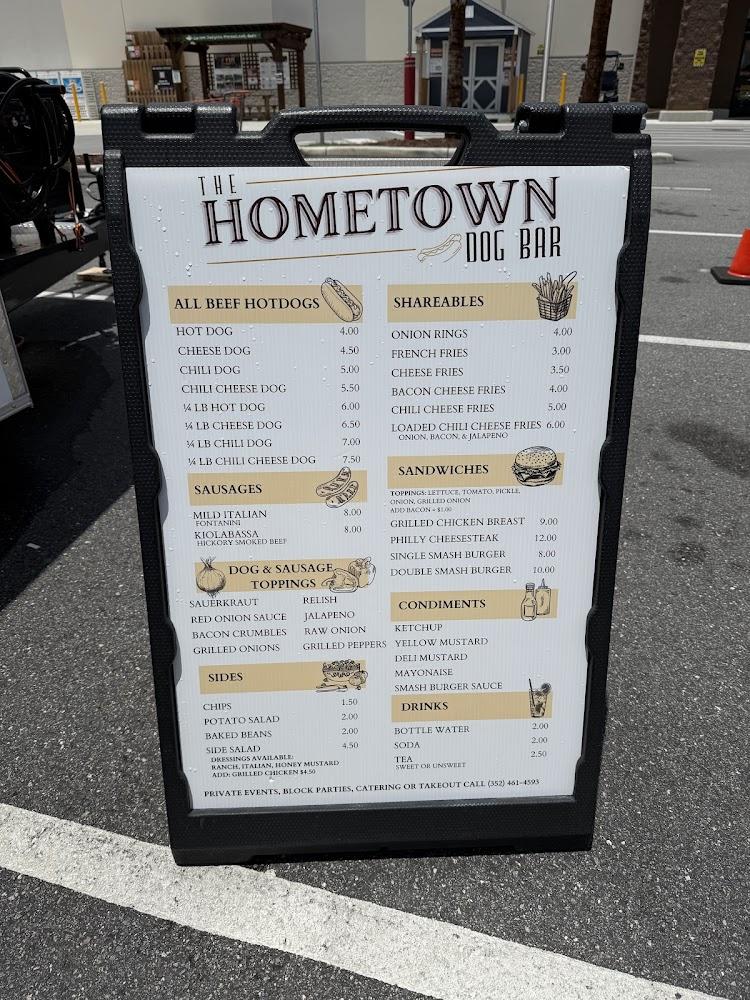 The Hometown Dog Bar Menu image 1