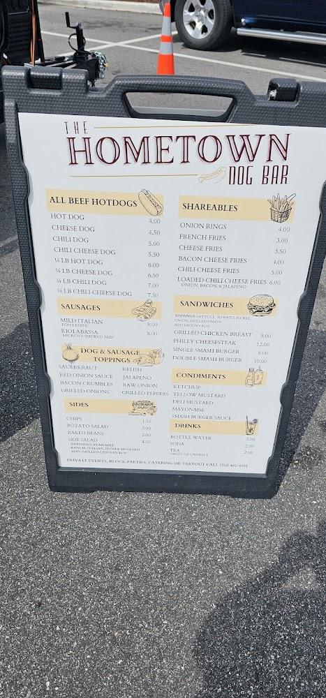 The Hometown Dog Bar Menu image 3